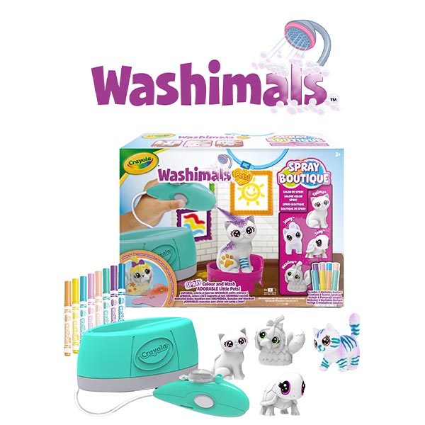 Crayola Washimlas: Kisállat szalon festékszoróval